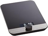 KitchenAid Digital Glass Top Kitchen Scale 5000g/5000ml Black