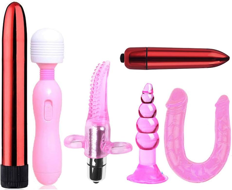 Yuuups 6 Pcs/Set Silicone Amal Pluģ Prostter V`ibrantor Toy for Women Men Bed Game Kit