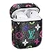 Gukis Compatible with Airpods 1/2 Case,Cute 3D Luxury Leather Shock-proof Cover Designer Skin Kits Keychain,Cool Fun Funny Fashion Design Stylish Case for Girls Women Ladies Teens Air pods(Color Lous)