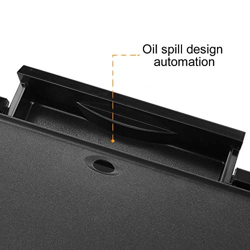 image for efluky 21-inch Electric Griddle Non-Stick, Electric Grill Griddle with