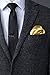 Rich Gold Rich Gold Silk Pocket Square