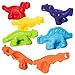 Prextex Jumbo Surprise Easter Eggs Filled with Clay Dough and 3D Dinosaur Toys Shapes Fun Dough Eggs