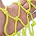 GUGELIVES Glow in The Dark Outdoor Basketball Net Portable Sun Powered Sports Nylon Basketball Hoop Net, Standard Regulation Size fits Standard Indoor or Outdoor(White and Yellow) (Yellow)
