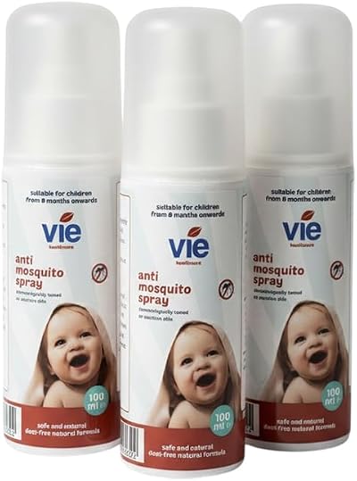 VIE Naturals DEET-Free Anti-Mosquito Spray-On 100ml Pack of 3