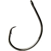 Mustad 39951NP Demon Circle Hook Black Nickel UltraPoint 8/0 6-Pack