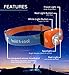 Bold & Cool Nova Lux Headlamp -215 Lumen CREE LED with 6 Light Modes, IPX7, SOS, RED Strobe, Lightweight, Woven Headband, Waterproof, Perfect for auto Emergencies, Home Repairs, Storms, Everyday etc