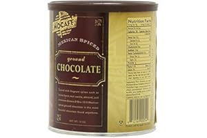 MOCAFÉ Mocafe Mexican Spiced Ground Chocolate Mix, Azteca D’oro 1519 Cocoa Powder, 14-ounce can