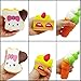 Jumbo Squishies Slow Rising 5pcs Squeezed Kawaii Slimy Scent Charm Wrist Strain Relief Toy Squishy Cake Ice Cream Bread French Frie