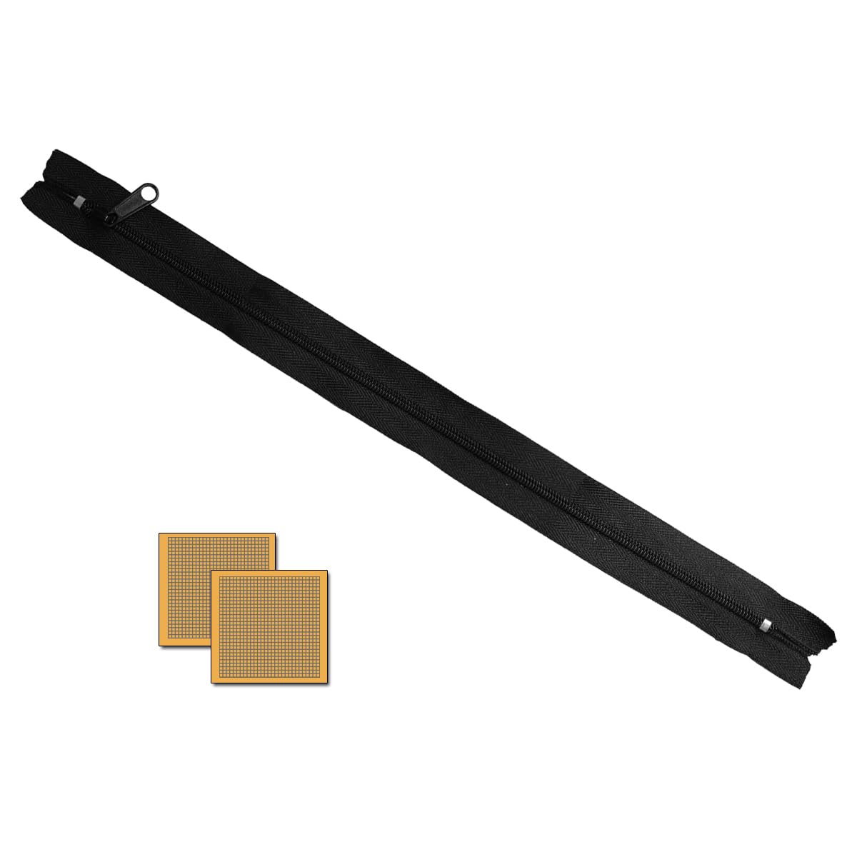 BKSAI Zips, Only Zip No Net, Zipper Opening for Window Screen, Easy to Open & Close Window, Window Screen Accessory for Passing Roof Window (Black, 3 PCS)