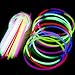 Dennov 8” 300 Glow Sticks Lights Bracelets Necklaces & Connectors, Party Favors Supplies- Clearance