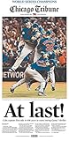 Chicago Tribune Cubs 2016 World Series Champions Newspaper 11/3/16 Full Paper