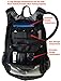 Sports Imagery-Hydration Backpack, 3 Liter – Black and Gray