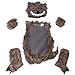 Boo! Inc. Furry Wolf Costume | Kid's Halloween Werewolf Dress Up (3-4)