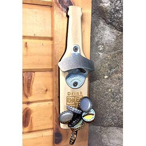 Laser Cut and Engraved Wooden Bottle Opener