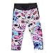 Sister Amy Women's 3D Digital Print Workout Running Capri Pants Crop Leggings Follower Skulls US S