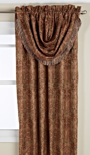 LORRAINE HOME FASHIONS Hermitage Window Curtain Panel, 54 by 63-Inch, Soft Sage