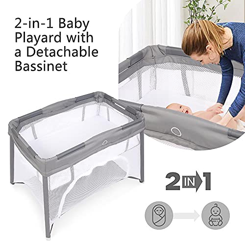 playpen with side zipper