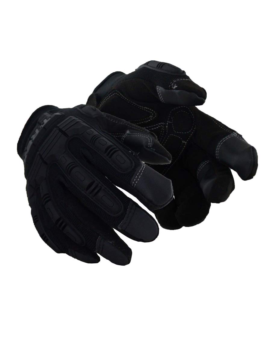 Magid Safety TRX606M T-REX Light Duty Mechanics Impact Glove, Medium, Black (One Pair)
