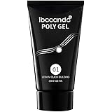 Hosamtel Poly Gel Kit Nail Extension Enhancement Builder Gel 30ml Long Lasting Polygel Professional Nail Technician Kit (#01)