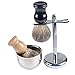 Shaving Razor Brush Stand ,Alotpower Men's Deluxe Aluminium Alloy Razor and Brush Stand Shaving Accessory Holder to Prolong the Life of your Brush and Razor(Just 1 Stand for Package)