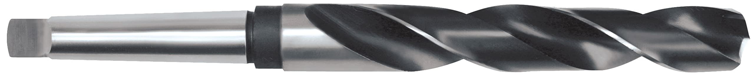 Ruko HSS-G Twist Drill Bit, DIN 345, Type N, Bright/Black Finish, 28.0 mm Diameter, 291.0 mm Length, R204280