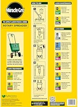 Miracle-Gro Rotary Lawn Seed Spreader - 3 m Spreading Width, Wide Area Coverage view 2