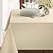 Benson Mills Cameron Textured Fabric Table Cloth, for Everyday Home Dining, Parties, Weddings & Holiday Tablecloths (52
