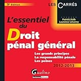 L'essentiel du Droit pÃƒÂ©nal gÃƒÂ©nÃƒÂ©ral : Les grands principes, La responsabilitÃƒÂ© pÃƒÂ©nale, Les peines by 