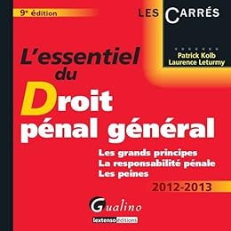 L' essentiel du droit pénal général