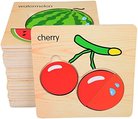 Vertableu Wooden Jigsaw Puzzle - Set of 8 puzzles – Fruit