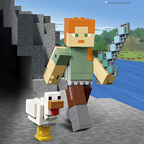 Minecraft Lego 21149 BigFig Alex mit Huhn – Bild 3