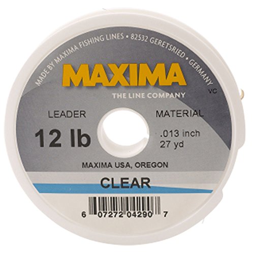 Maxima Fishing Line Leader Wheel, Clear, 20Pound/27Yard MasterBasser
