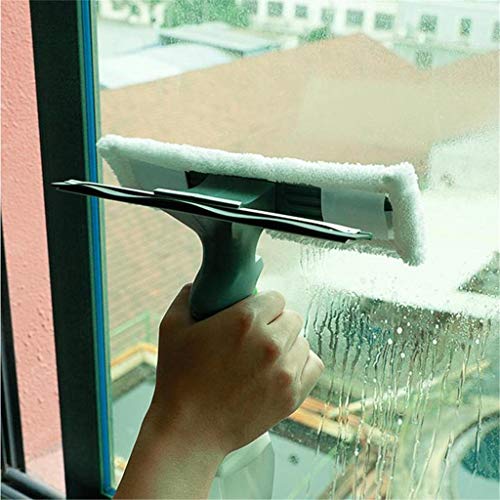 image for TTbuy 3 in 1 Window Cleaner Spray Bottle Wiper Squeegee Microfibre Clo