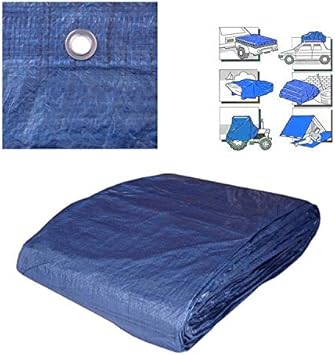 Allround Abdeckplane 10x15 Meter Mit Osen Ultraleichte 60g M Bauplane Schutzplane Garten Plane Zum Abdecken Blau 10m X 15m Amazon De Baumarkt