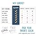 CORRURE Baby Closet Size Dividers - Complete Set of 12 Closet Dividers for Baby Clothes from Newborn to 24 Months - Best Nursery Closet Hanger Organizer for Baby Boy or Girl - Ideal Baby Gift (White)