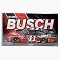 Nascar Kurt Busch Flag Deluxe, 3 x 5-Foot