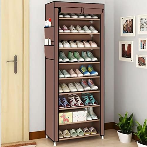 10 Tiers Shoe Rack Storage Box For 27 Pairs, Foldable Rack, Shoes