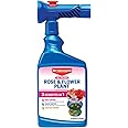 BioAdvanced All-in-One Rose & Flower Plant Care, Ready-to-Spray, 32 Ounce, Aphid Spray for Outdoor Plants, Fungicide for Plants