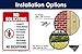 No Soliciting Door Sign, No Soliciting for House 10x7 Inches, Rust Free .040 Aluminum, Fade Resistant, Made in USA