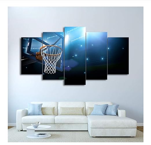 CJFHBVUQ Ilustraciones 3D Cuadro En Lienzo Tejido-No Tejido 5 ...