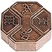 CB Metal Brain Teaser Puzzle (Level 6), Brown