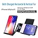 Wireless Charger Stand for iPhone x iPhone 8/8 Plus Fast Charger for Samsung Galaxy s8/s8 Plus/Note 8 (Stand Black)
