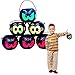 Toy Cubby 2 ½ Inches Mini Eerie Halloween Bucket Treats and Sweets Holder with Handles - 12 Pieces