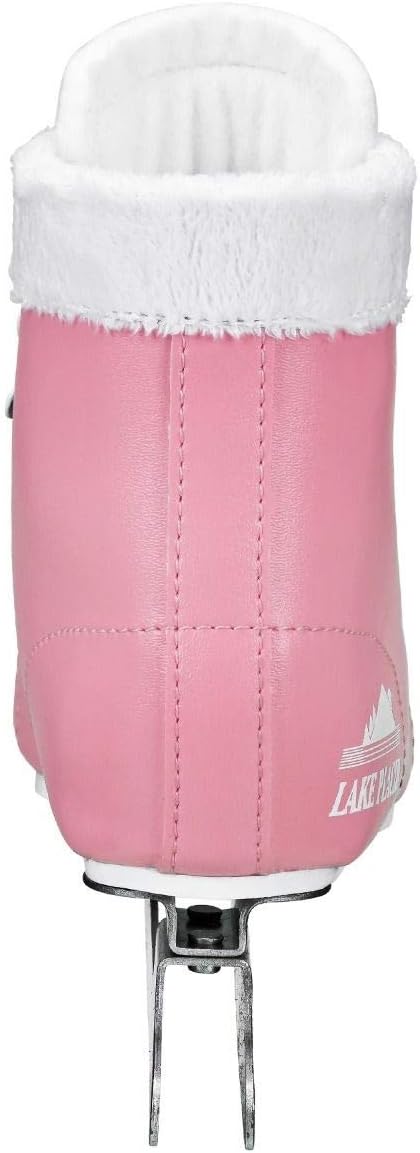 Lake Placid Starglide Girl's Double Runner Figure Ice Skate, Pink/White : Sports & Outdoors