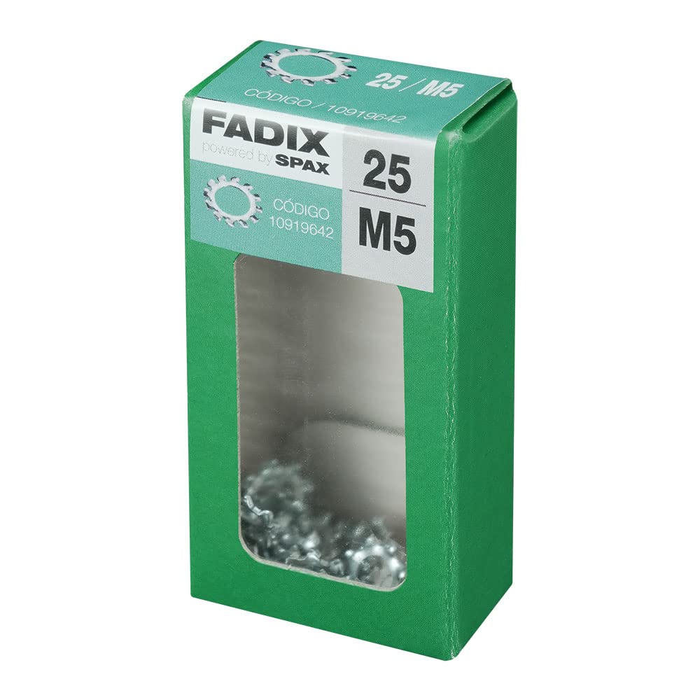 CAJA S 25 uds. ORANDELA DENTADA M 5 FADIX
