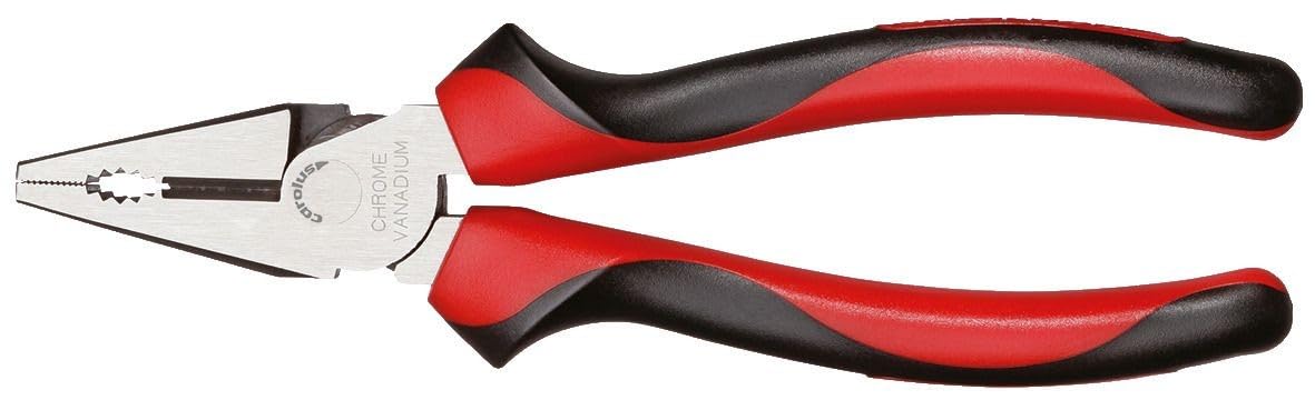 GEDORE red Combination pliers for cutting/holding/twisting, Flat and round material, Length 200 mm, R28302200