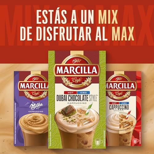 Café Soluble Mix Cappuccino Dubai Chocolate Style | 8 sobres |120g