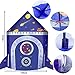 Vimpro Play Tent for Kids, Rocket Ship and Planet Design Kid Tent for Indoor and Outdoor Fun, Foldable Playhouse Toy + Carry Bag for Boys & Girls, Imaginative Games & Perfect Gift for Christmas