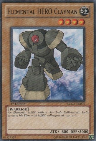Yu-Gi-Oh! - Elemental HERO Clayman (LCGX-EN005) - Legendary Collection 2 - 1st Edition - Common by Yu-Gi-Oh!
