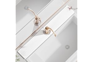 23.6 X 3.93 Inch Kitchen Sink Faucet Mat Super Absorbent Diatomaceous Earth Prevents Water Pooling in Sinks Splash Guard for 